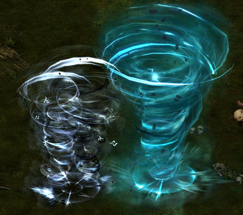 法师飓风圣翼幻魂技能特效问题